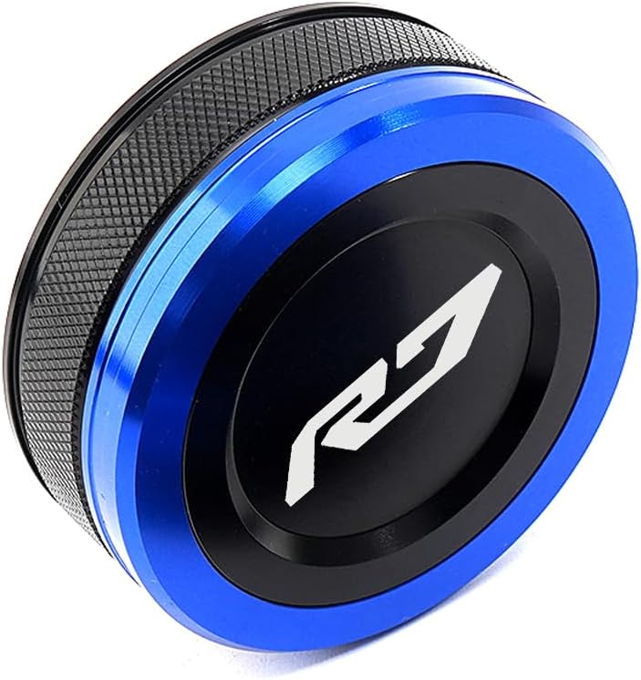 MOWOK Fit For YAMAHA R7 YZF-R7 YZFR7 2025 2024 2023 2022 2021 Motorcycle CNC aluminium alloy Front Brake Fluid Reservoir Protection cap Reservoir cover sock (Blue) - Image 4